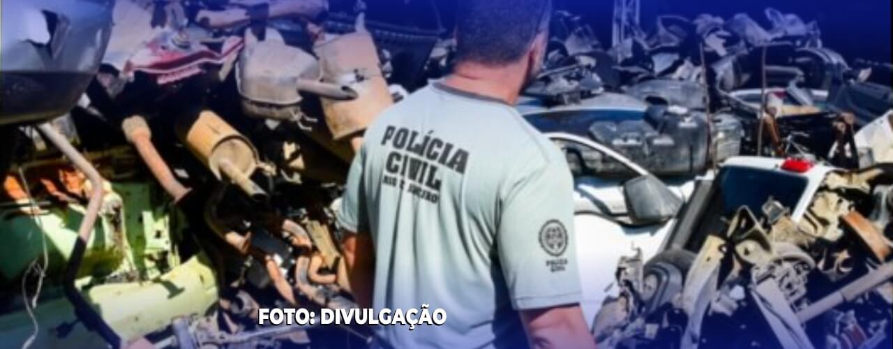 Força-tarefa age contra desmonte ilegal de veículos em Itaboraí