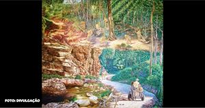 Pintura Surrealista de Daky na Câmara dos Vereadores de Niterói