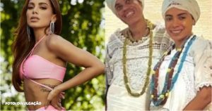 Anitta aparece ao lado de pai de santo no Rio