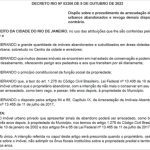 Prefeitura do Rio ganha poder para assumir propriedades abandonadas após três anos