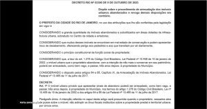 Prefeitura do Rio ganha poder para assumir propriedades abandonadas após três anos