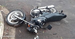 Acidente na BR-101, em São Gonçalo, deixa motociclista ferido