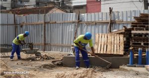 Pista de Skate em Construção na Praça do Rocha