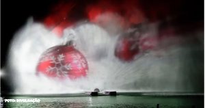 Natal da Lagoa encanta com projeções na água e atrações especiais