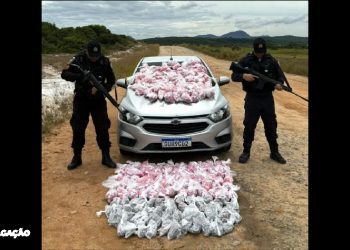 Nas estradas de Maricá, a PM intercepta carregamento milionário de drogas