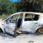 localização e identidade do corpo encontrados em carro incendiado