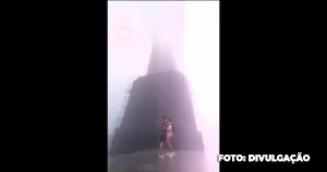 Vídeo Impactante: Ciclone Bomba Causa Raio no Cristo Redentor!