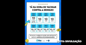 Começa a vacinação contra Dengue no Rio: Crianças de 10 anos primeiro!