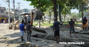 Novo canal de Rede Pluvial em Neves São Gonçalo