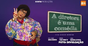 Uma noite de risadas no Teatro Municipal: "A Diretora é uma Comédia"