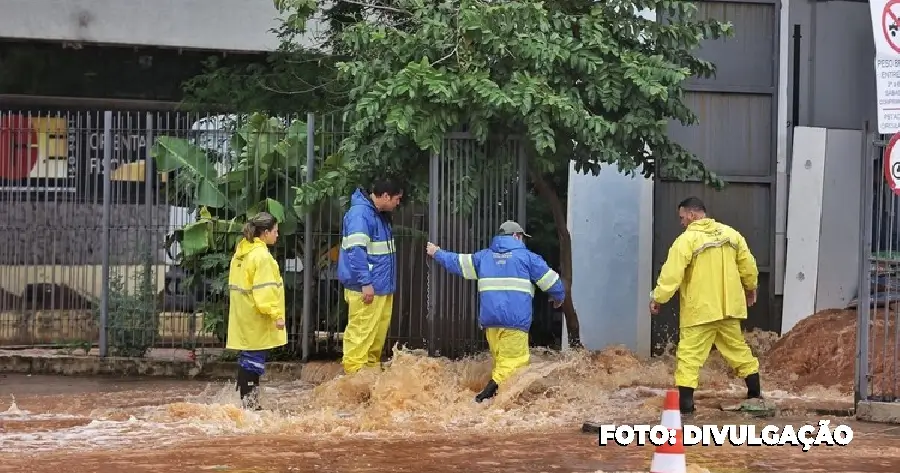 Semana chuvosa e frente fria no Rio Grande do Sul