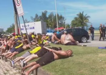 Detenção de mais de 200 torcedores do Peñarol após vandalismos no Rio