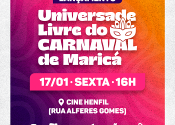De olho na economia criativa do Carnaval, Maricá lança universidade e rede de estudos nesta sexta-feira (17/01), no Cine Henfil