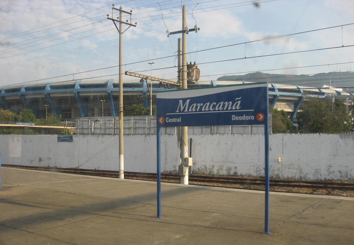 Homem é atropelado por trem na estação Maracanã da SuperVia