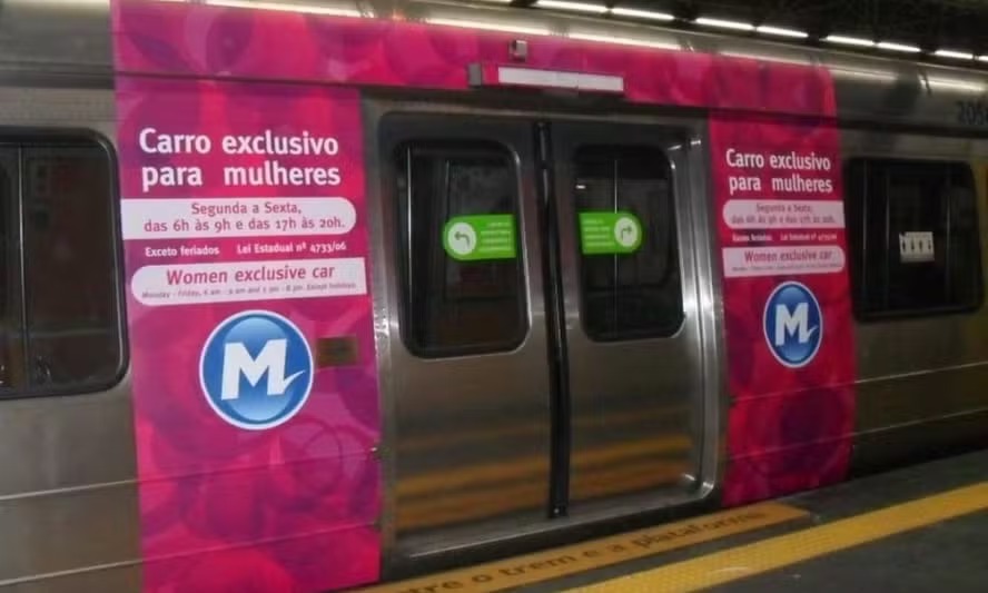 Mulher tem o nariz fraturado após ser agredida com socos em vagão feminino do MetrôRio