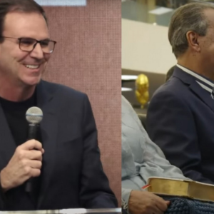 Prefeito do Rio marca presença em culto de Silas Malafaia e celebra 20 anos de amizade: 'Meu pastor'