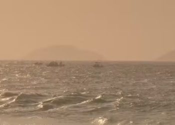 Fortes ventos arrastam 48 praticantes de stand-up paddle em Copacabana