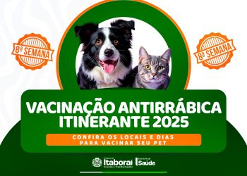 Itaboraí inicia 8ª semana da Campanha de Vacinação Antirrábica Itinerante 2025