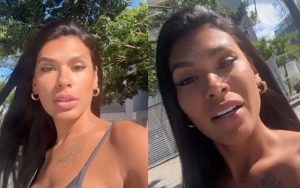 Vídeo mostra Pocah sendo insultada por policial durante caminhada no Rio; caso repercute nas redes.