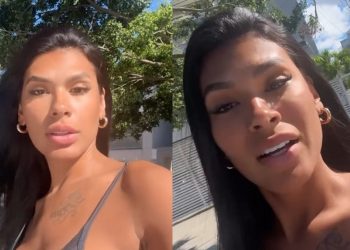 Vídeo mostra Pocah sendo insultada por policial durante caminhada no Rio; caso repercute nas redes.