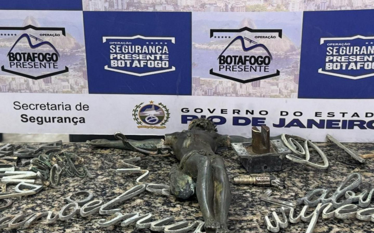 Homem preso por furtar imagem de Cristo no Rio
