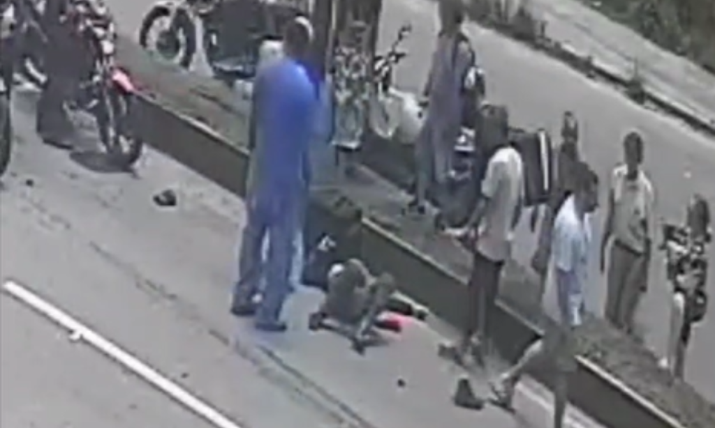 Batida entre carro e motocicleta deixa motociclista ferido em Niterói e mobiliza equipes de resgate.