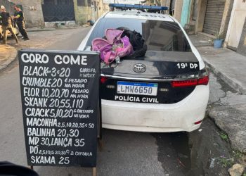 Polícia apreende cardápio do crime na Vila Kennedy e prende suspeitos durante operação contra grupo criminoso.