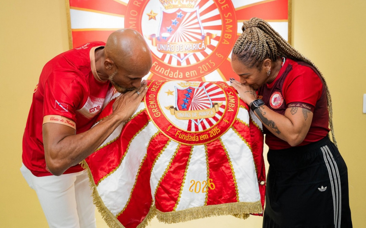 Casal campeão pela Viradouro acerta com a União de Maricá e reforça equipe para o próximo Carnaval.