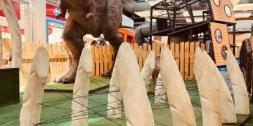 Shopping Grande Rio recebe parque temático Dino World até abril