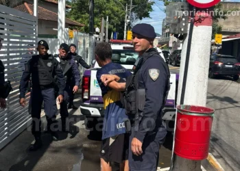 Suspeito de furtos é detido pela Guarda Municipal após ação rápida no Centro de Maricá durante patrulhamento reforçado.