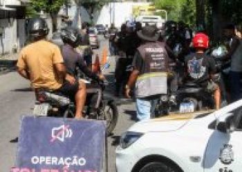 Operação Tolerância Zero fiscaliza motocicletas irregulares em São Gonçalo