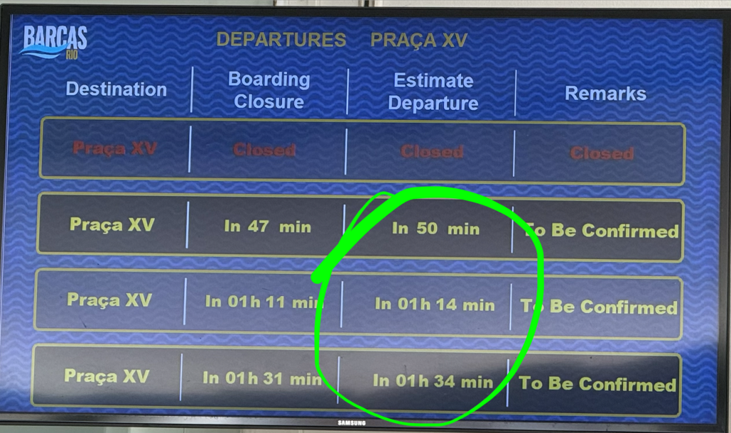 Passageiros enfrentam barcas lotadas e atrasos em Niterói, gerando filas e reclamações no transporte aquaviário.