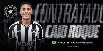 Botafogo contrata lateral Caio Roque por empréstimo até 2026