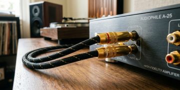 Conectores banhados a metais nobres garantem qualidade e durabilidade em sistemas Hi-Fi