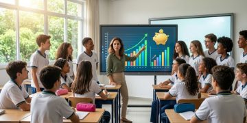 Educação financeira nas escolas brasileiras torna-se obrigatória para promover autonomia e estabilidade econômica