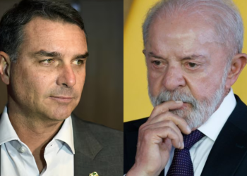 Pesquisa aponta Flávio Bolsonaro à frente de Lula em intenções de voto para o segundo turno