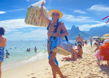 Helô Pinheiro abre desfile da BlueMan no Rio Fashion Week, celebrando a moda carioca