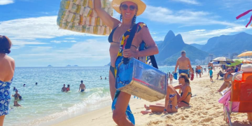 Helô Pinheiro abre desfile da BlueMan no Rio Fashion Week, celebrando a moda carioca