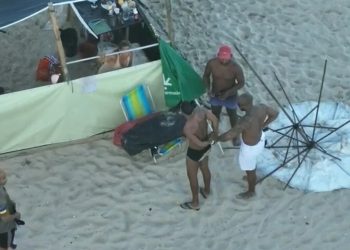 Homem conhecido como “Balão”, traficante de Macaé, é preso na Praia de Copacabana