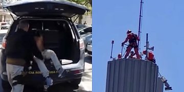 Homem tenta furto de cabos na Ponte Rio-Niterói e é preso após resgate