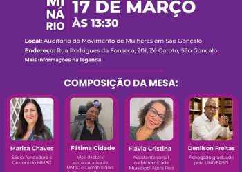 Movimento de Mulheres em São Gonçalo celebra 37 anos com seminário sobre direitos reprodutivos