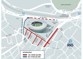 Operação de trânsito na região do Maracanã neste sábado prioriza segurança e fluidez durante jogo do Rio