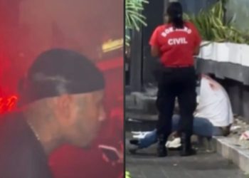 Rapper Orochi e influenciador Matte Afrodisiaco se envolvem em confusão durante show no Rio