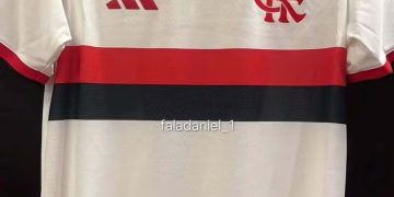 Flamengo deve lançar uniforme branco com faixa rubro-negra em abril de 2026