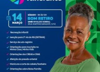 Moradores do Jardim Bom Retiro terão acesso a serviços gratuitos no projeto Cidadania Itinerante neste sábado