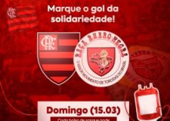Hemonúcleo de São Gonçalo realiza doação de sangue com apoio da torcida do Flamengo