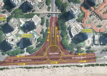 Prefeitura do Rio inicia construção de rotatória na Barra da Tijuca para melhorar mobilidade