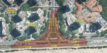 Prefeitura do Rio inicia construção de rotatória na Barra da Tijuca para melhorar mobilidade