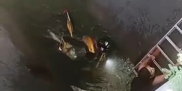 Motociclista sofre queda em valão na Alameda São Boaventura, Niterói