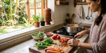 Cozinhar após os 50 anos fortalece saúde emocional e autonomia no Brasil